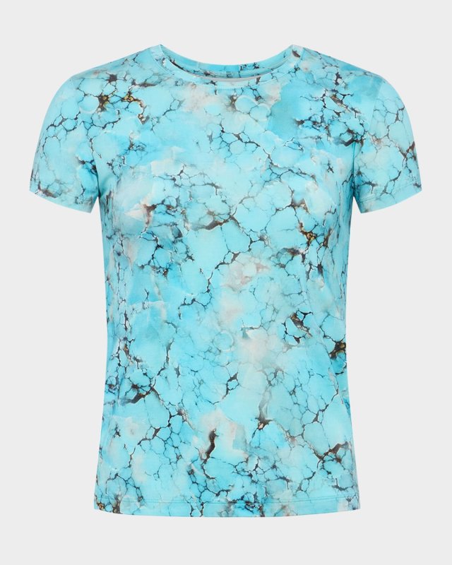 Ressi Short-Sleeve Turquoise Stone T